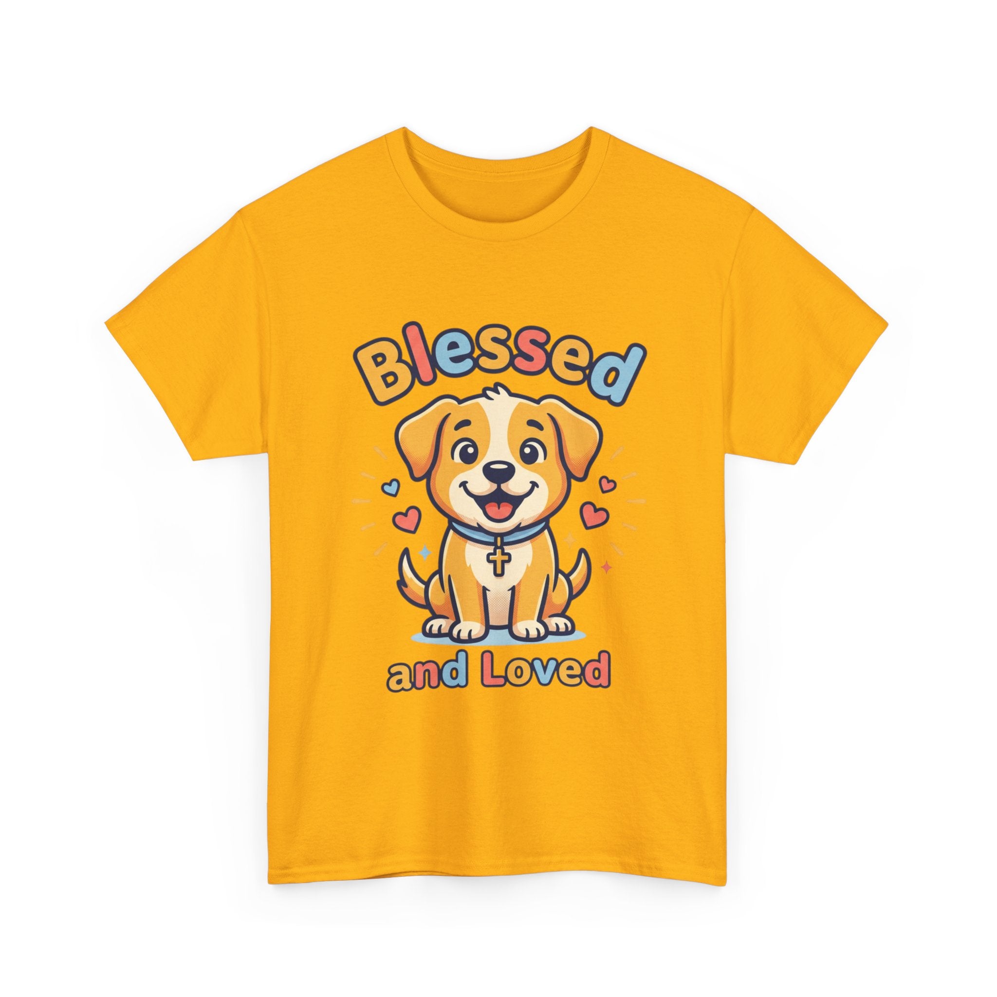 Blessed and Loved Puppy T-Shirt — Cute Dog Graphic Tee for Pet Lovers