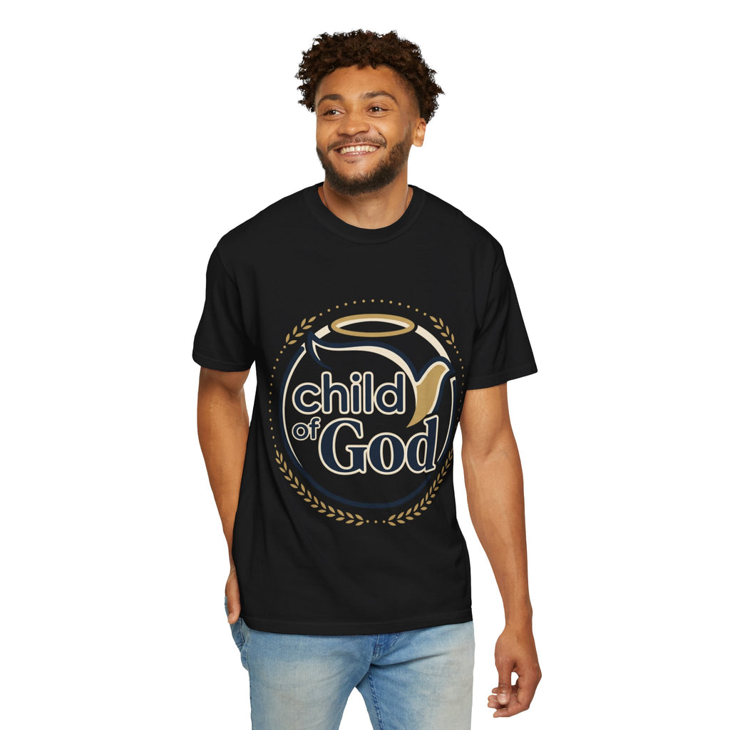 Child of God T‑Shirt — Faith Christian Tee with Dove & Halo