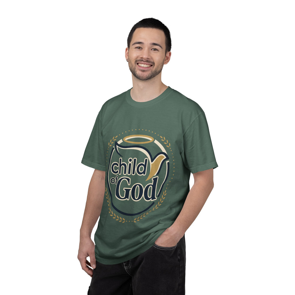 Child of God T‑Shirt — Faith Christian Tee with Dove & Halo
