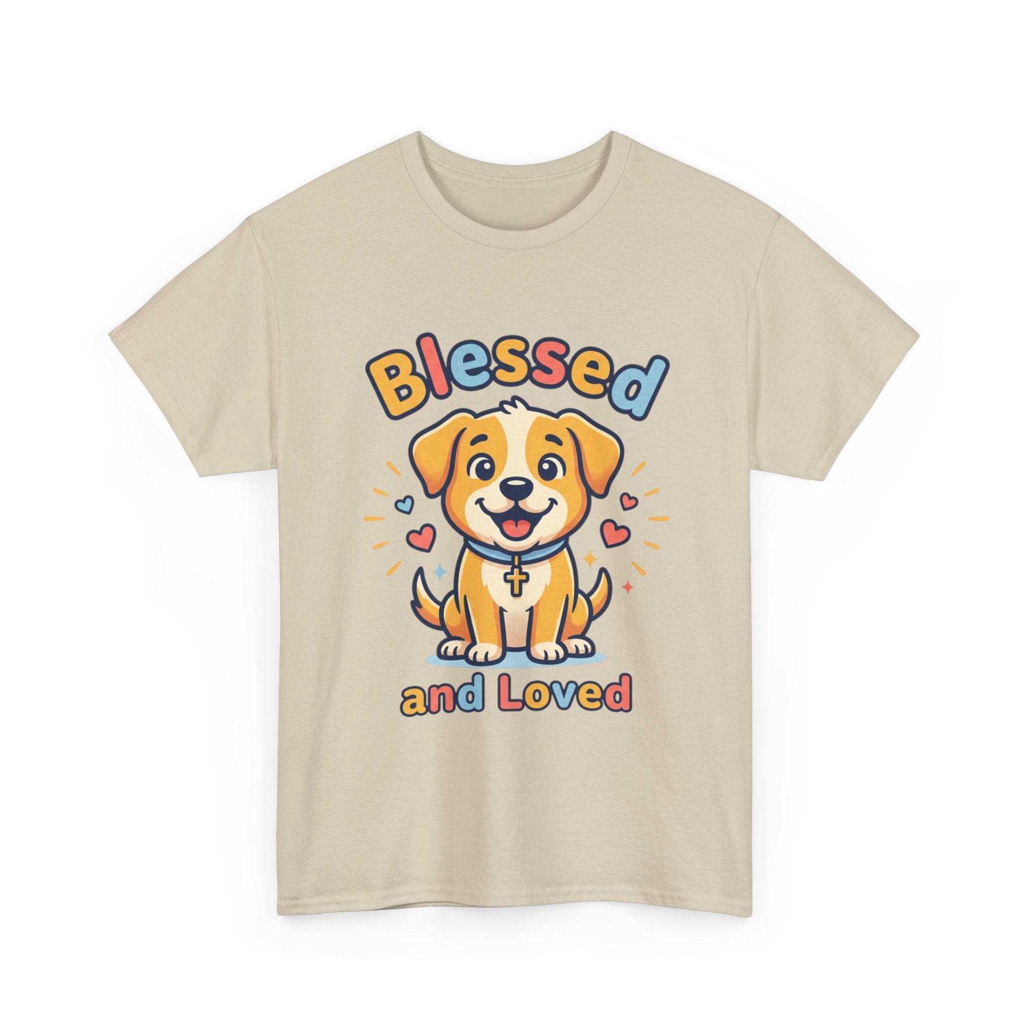 Blessed and Loved Puppy T-Shirt — Cute Dog Graphic Tee for Pet Lovers
