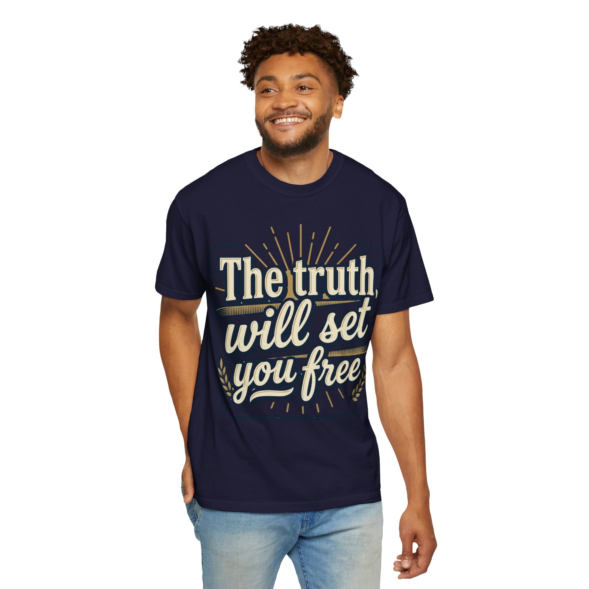 T-Shirt — "The Truth Will Set You Free" Inspirational Graphic Tee