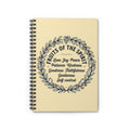 Fruits of the Spirit Wreath Spiral Notebook | Ruled Journal