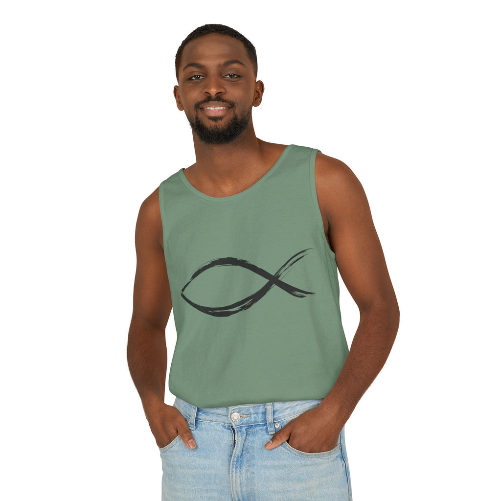 Fish Symbal tank top | Christian faith apparel
