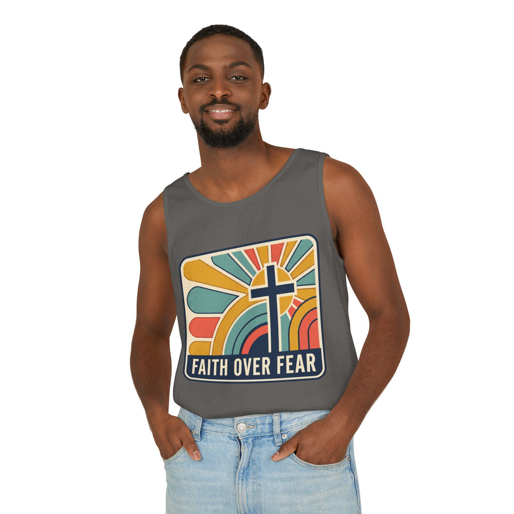Faith over Fear tank top | Christian faith apparel