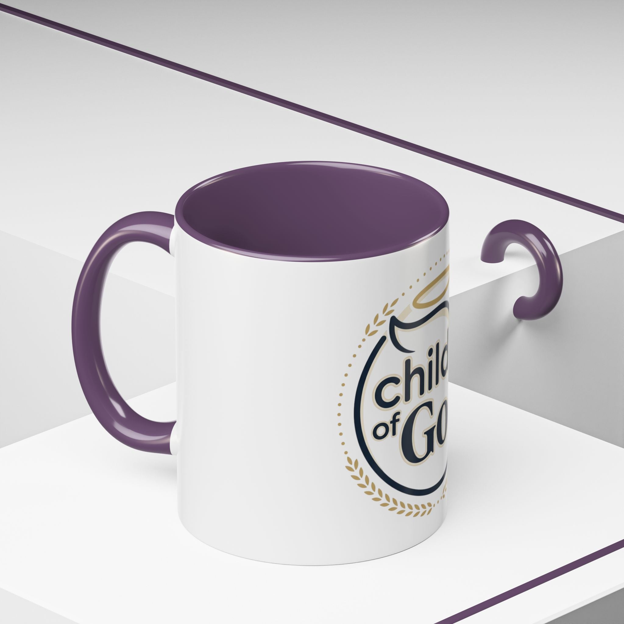 Child of God Accent Coffee Mug — 11/15 oz Christian Faith Ceramic Mug