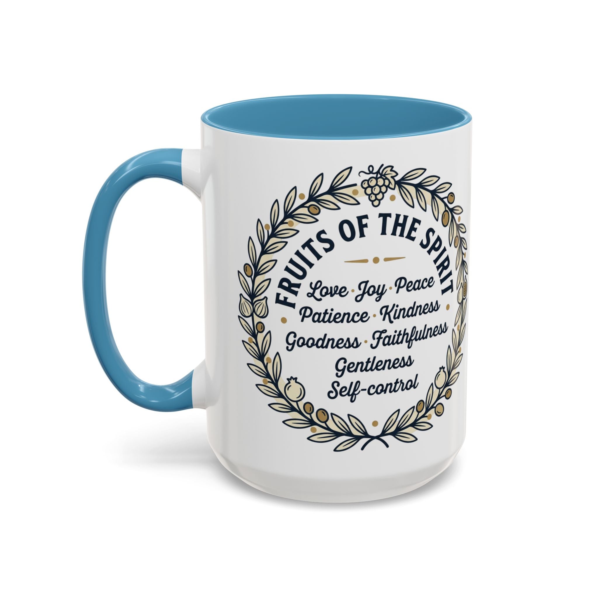 Fruits of the spirit Script Mug | Accent Coffee Mug