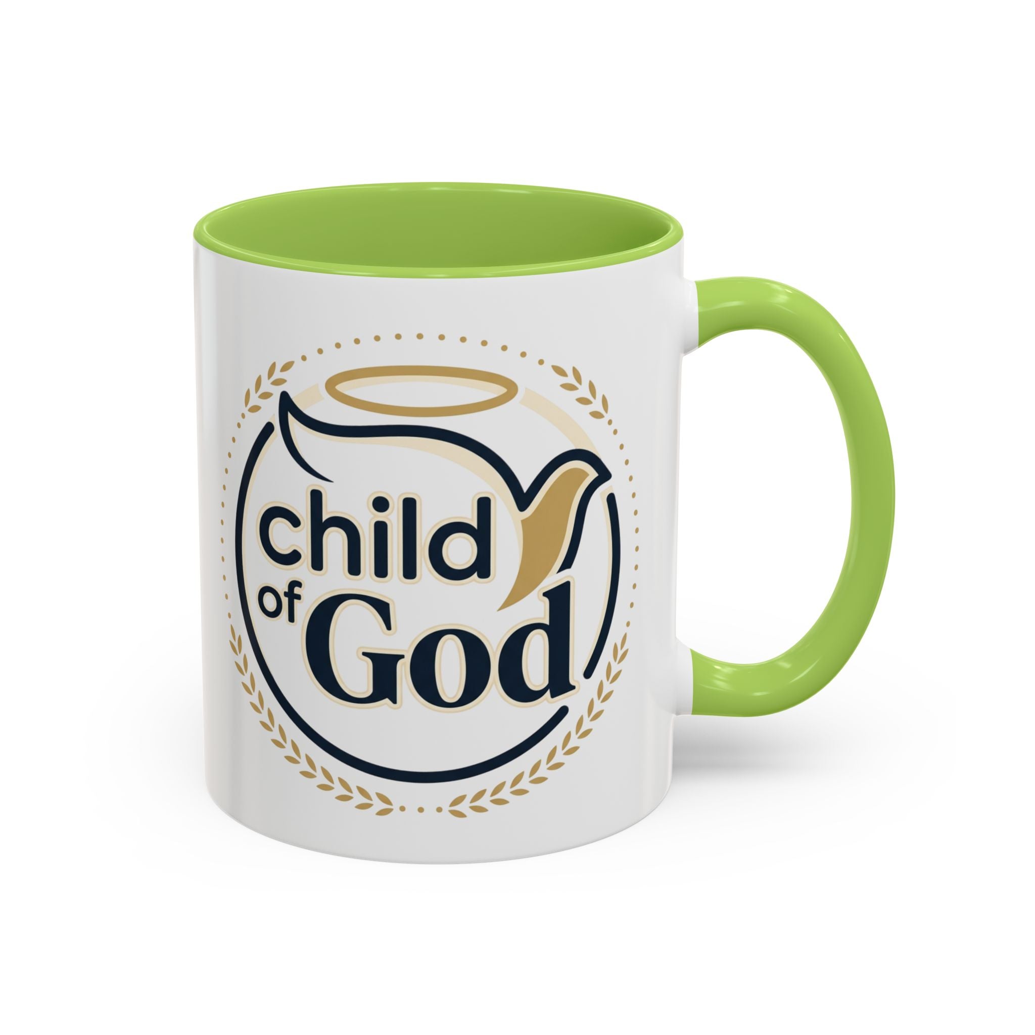 Child of God Accent Coffee Mug — 11/15 oz Christian Faith Ceramic Mug