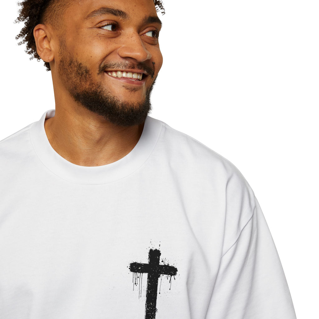 Dripping Paint Cross T-Shirt | Grunge Christian Tee