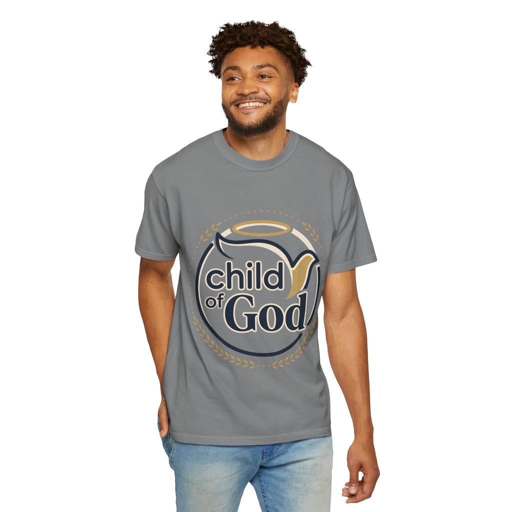 Child of God T‑Shirt — Faith Christian Tee with Dove & Halo