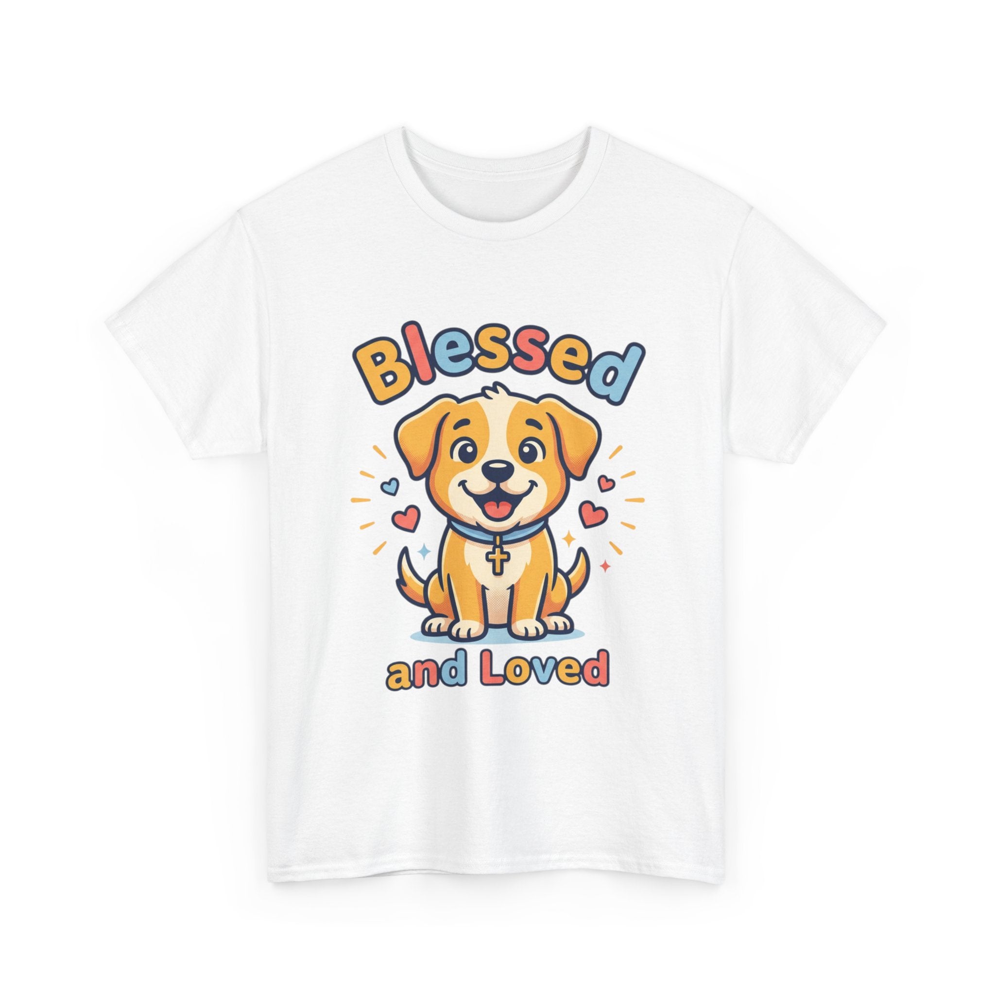 Blessed and Loved Puppy T-Shirt — Cute Dog Graphic Tee for Pet Lovers