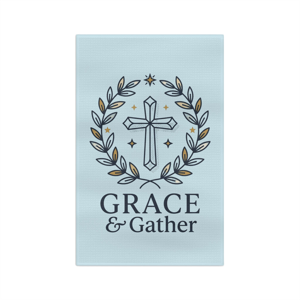 Tea Towel — "Grace and Gather" Kitchen Towel