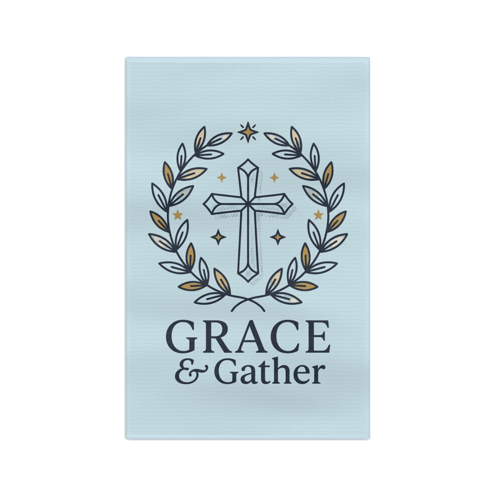 Tea Towel — "Grace and Gather" Kitchen Towel