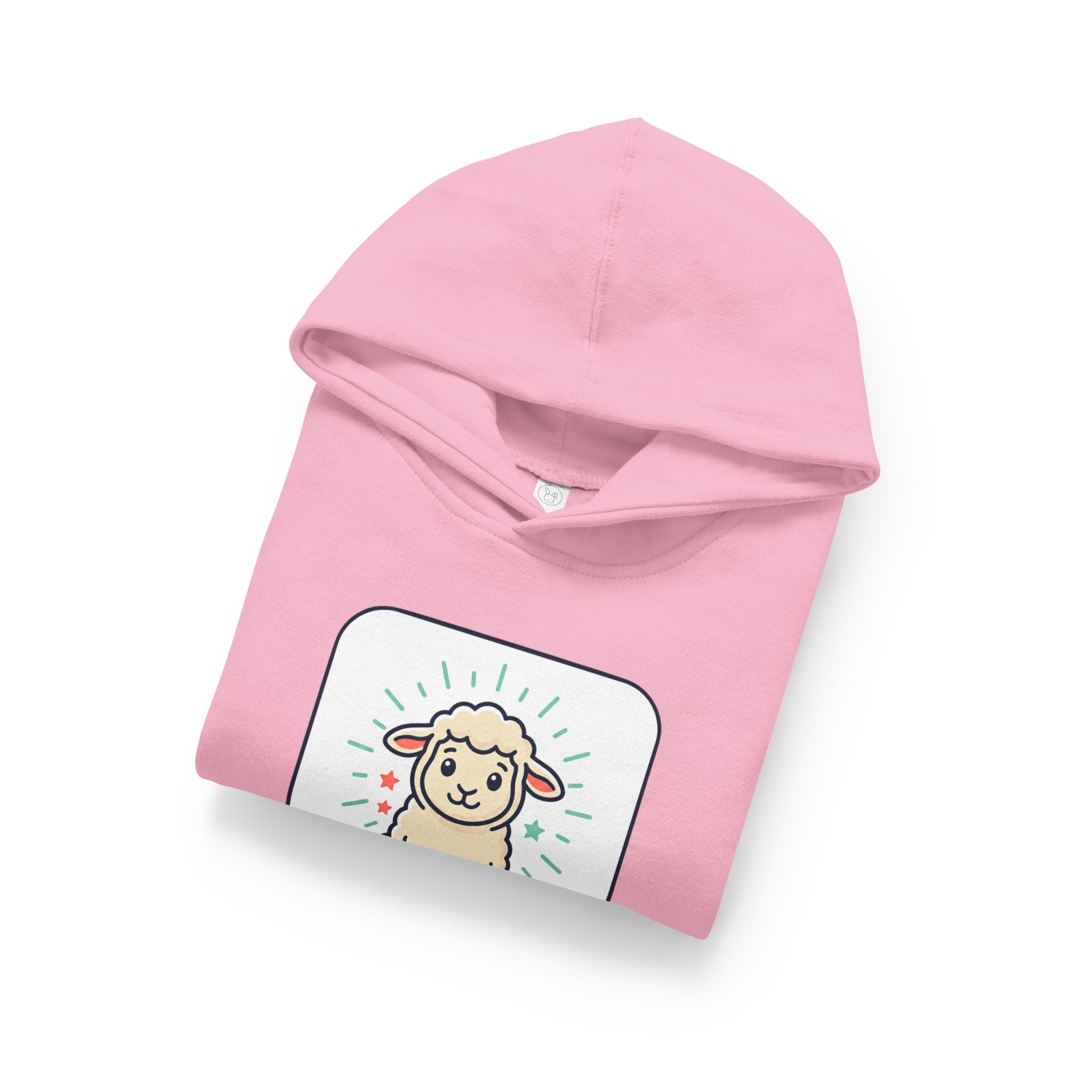 Loved & Blessed Lamb toddler hoodie | Cute lamb illustration pullover