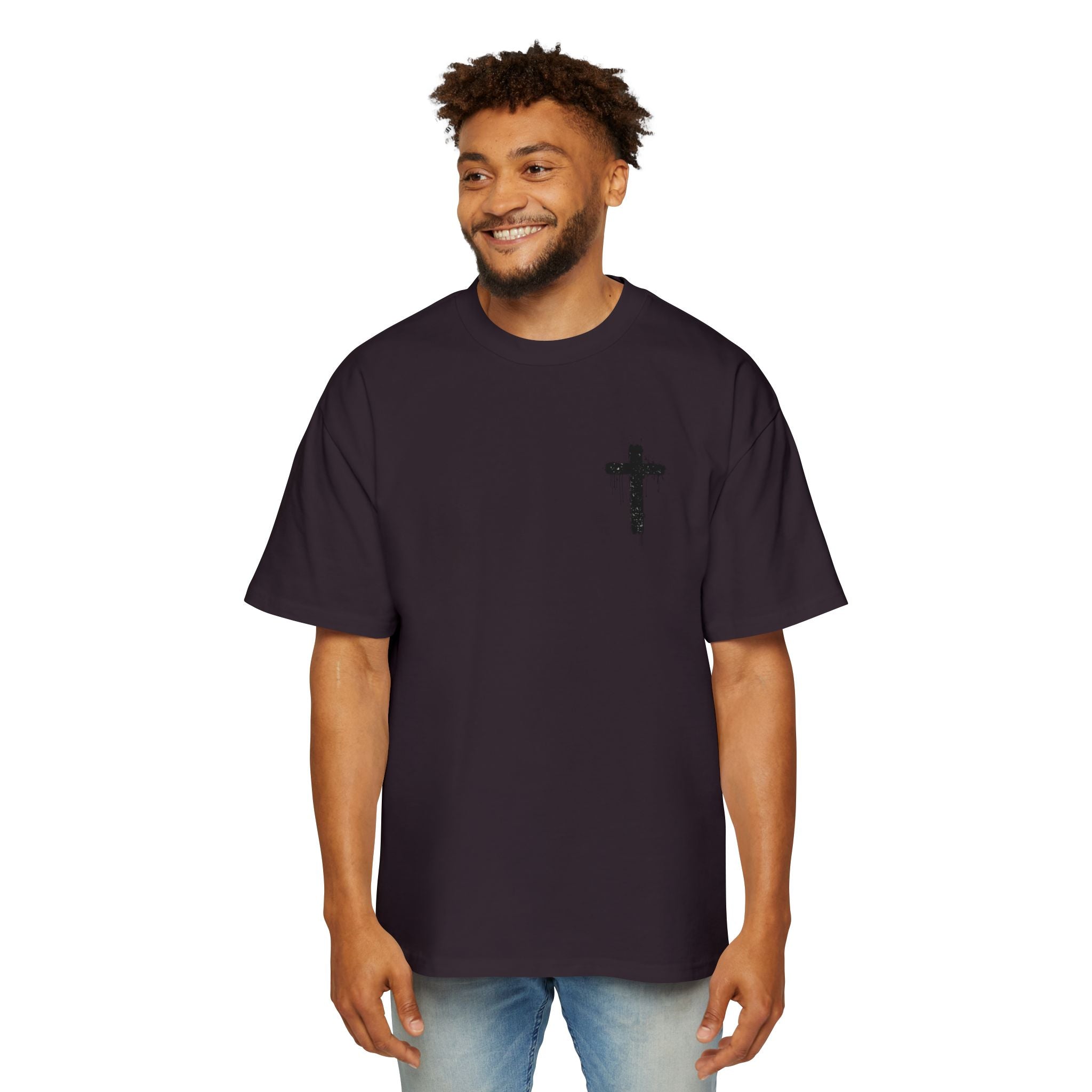 Dripping Paint Cross T-Shirt | Grunge Christian Tee