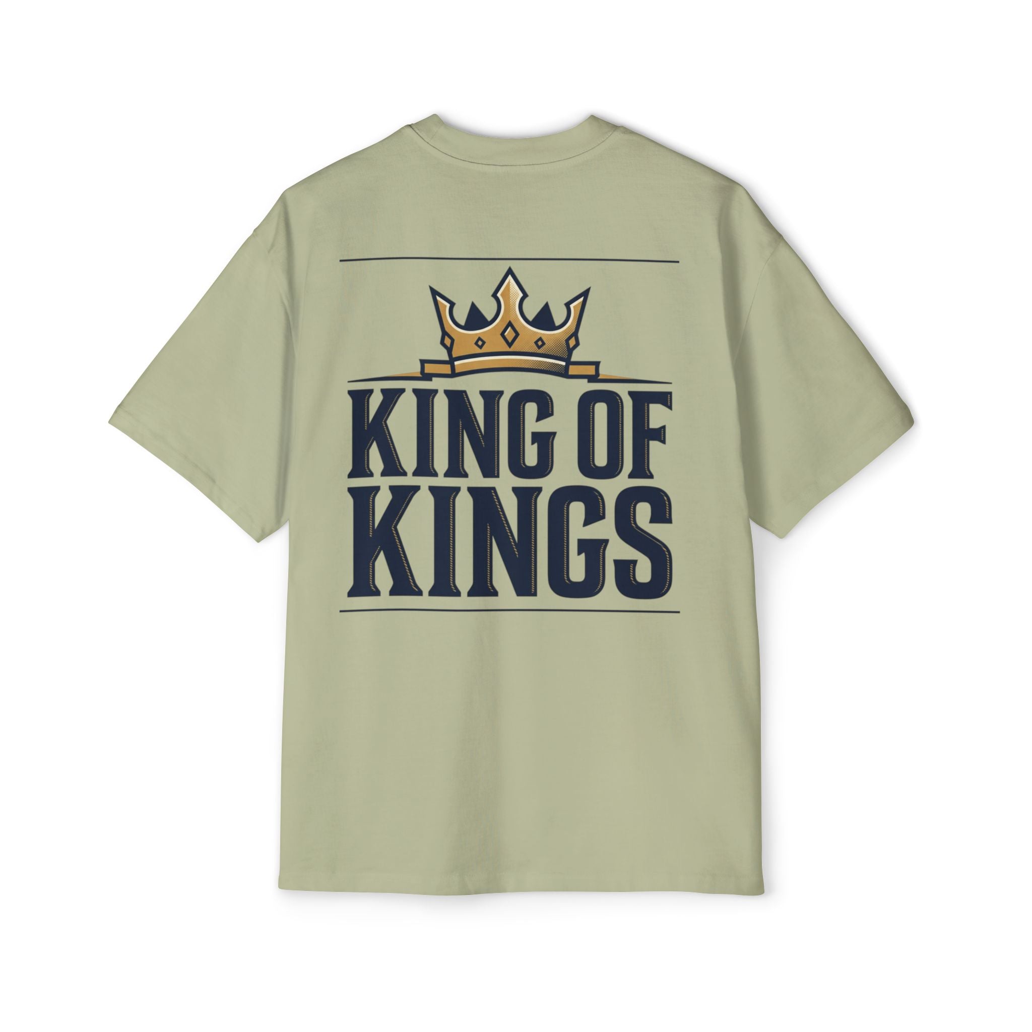 King of Kings Tee — Men's Oversized Graphic T-Shirt with Crown Design