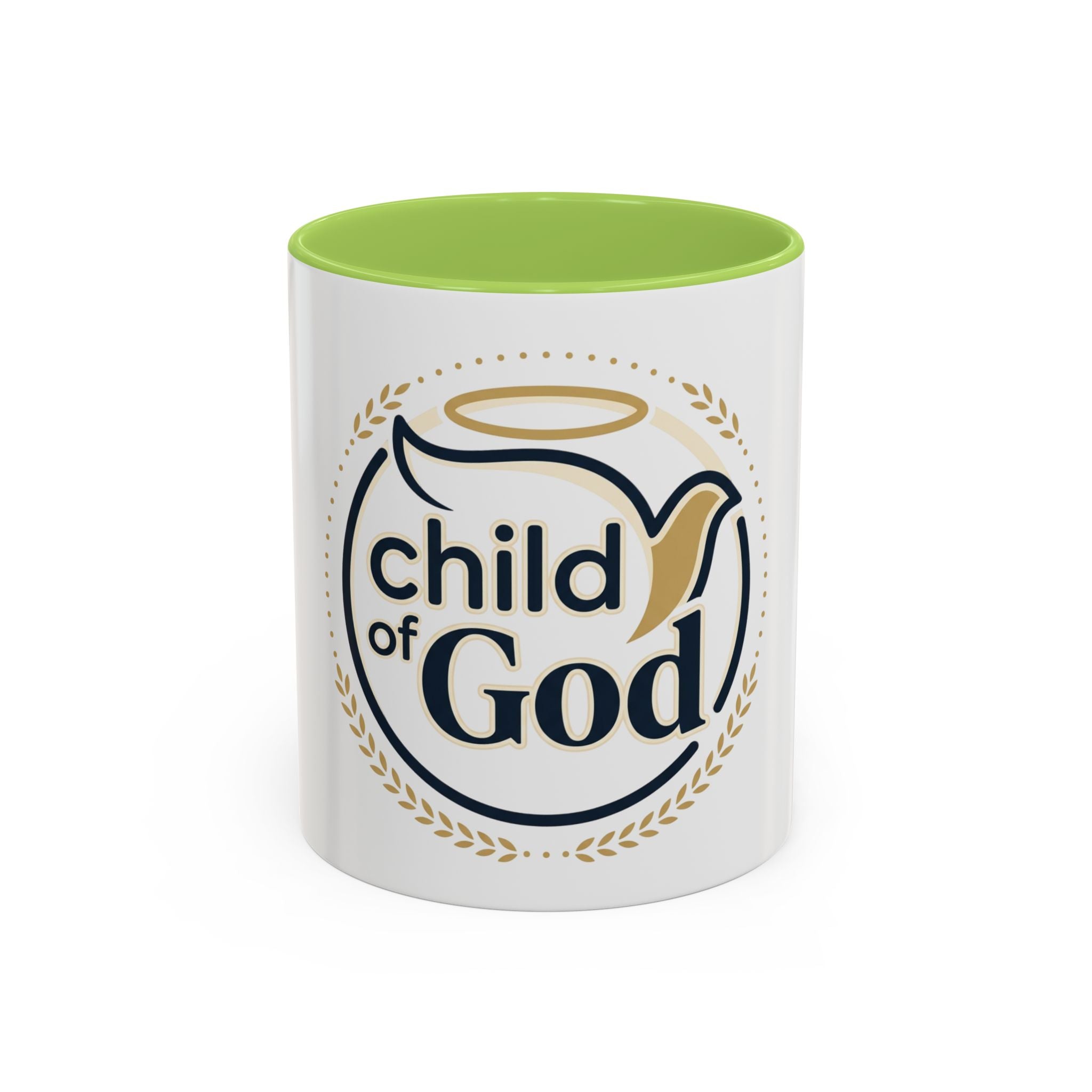 Child of God Accent Coffee Mug — 11/15 oz Christian Faith Ceramic Mug