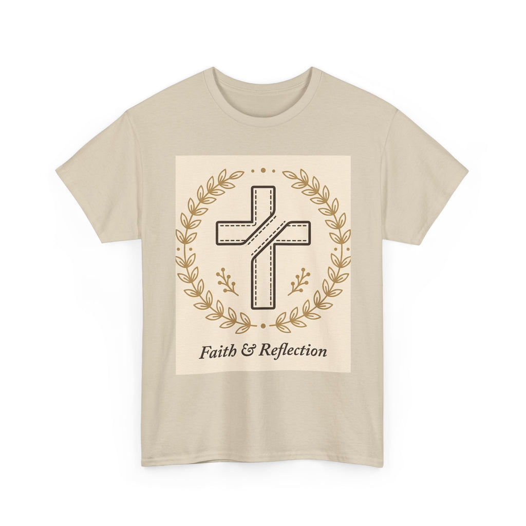 Faith & Reflection Cross T-Shirt | Christian Scripture Tee