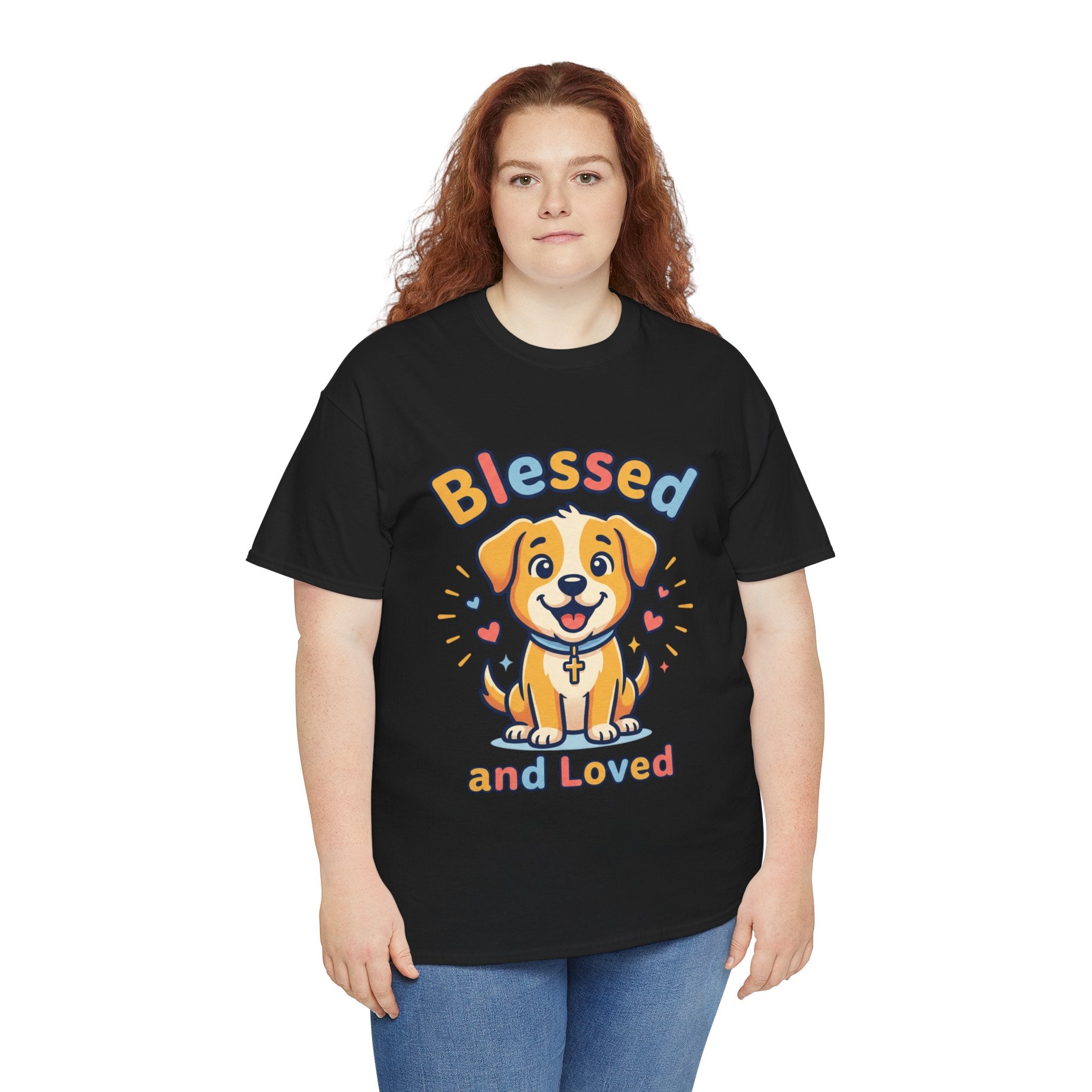Blessed and Loved Puppy T-Shirt — Cute Dog Graphic Tee for Pet Lovers