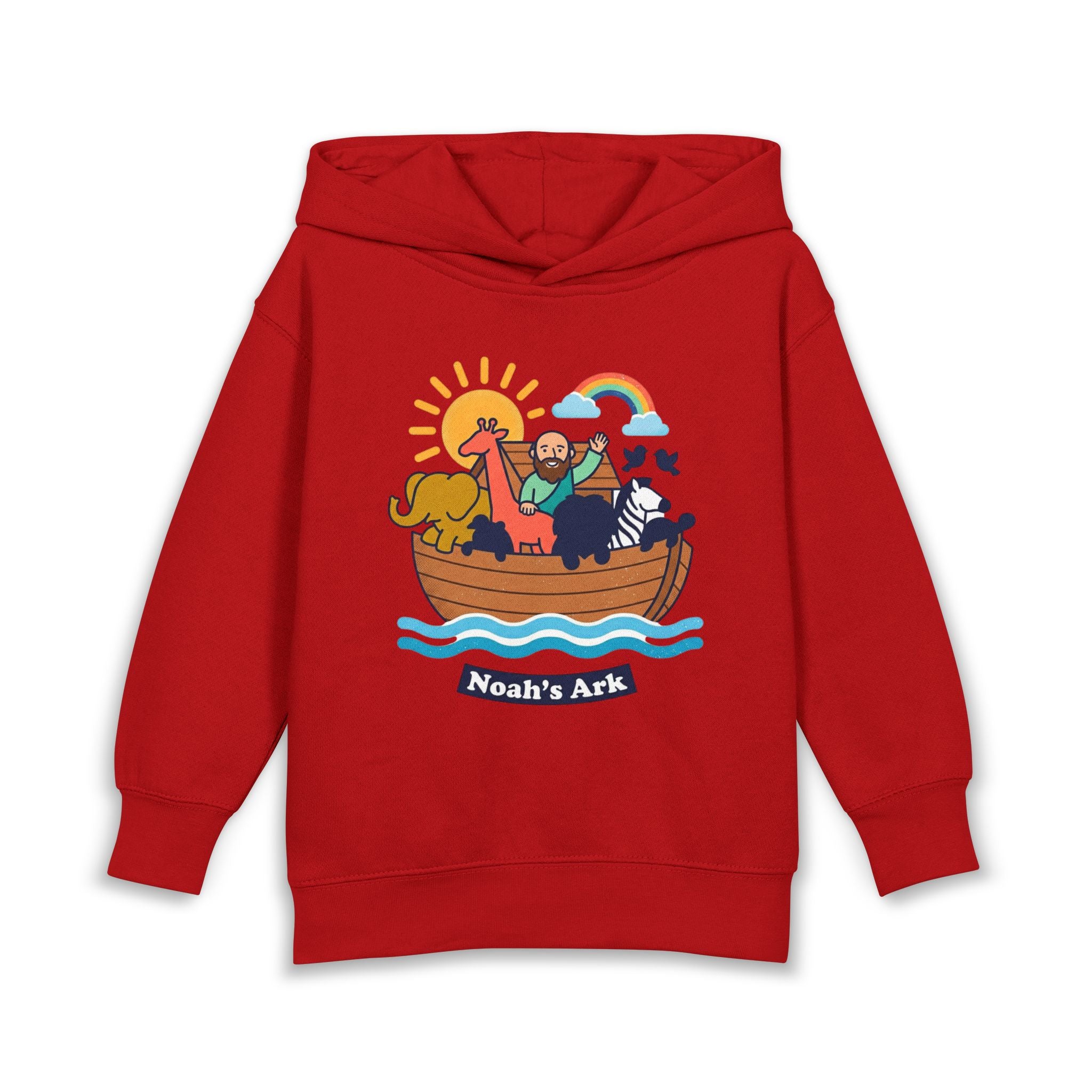Noah's ark toddler hoodie | cute illustration pullover