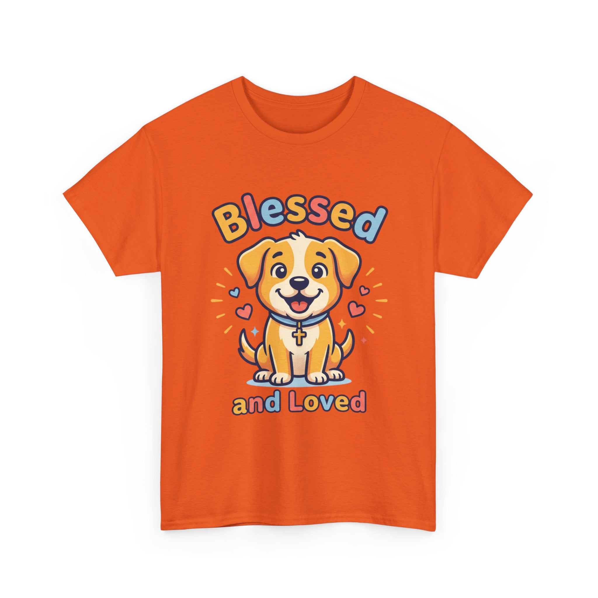 Blessed and Loved Puppy T-Shirt — Cute Dog Graphic Tee for Pet Lovers