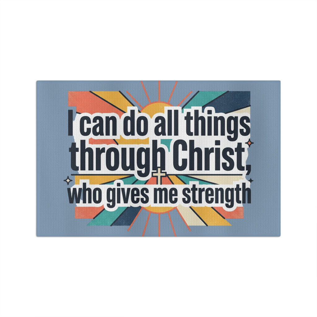 Tea Towel — "I can do all things" Kitchen Towel