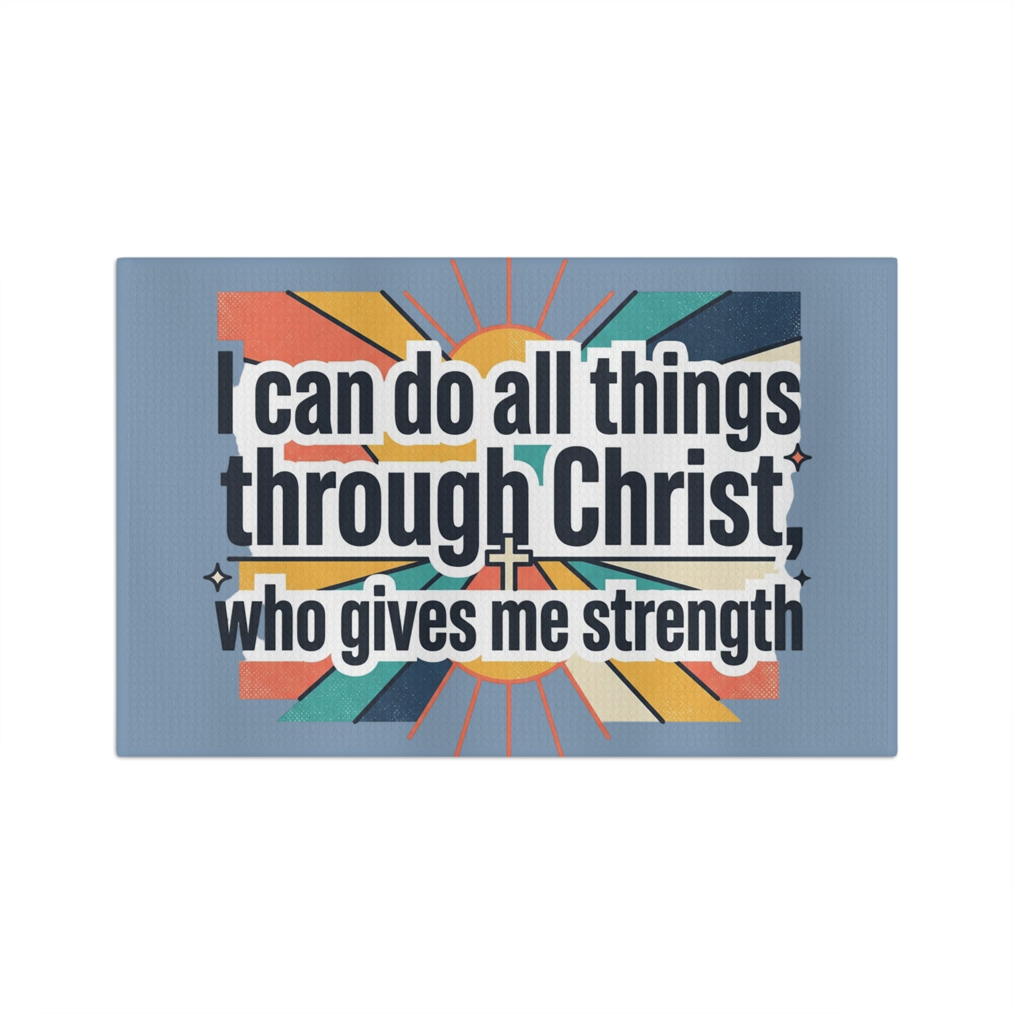 Tea Towel — "I can do all things" Kitchen Towel