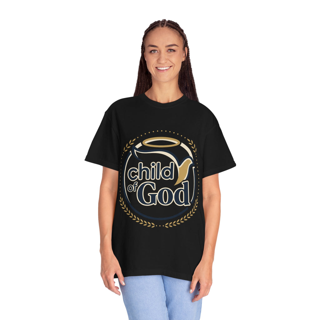 Child of God T‑Shirt — Faith Christian Tee with Dove & Halo