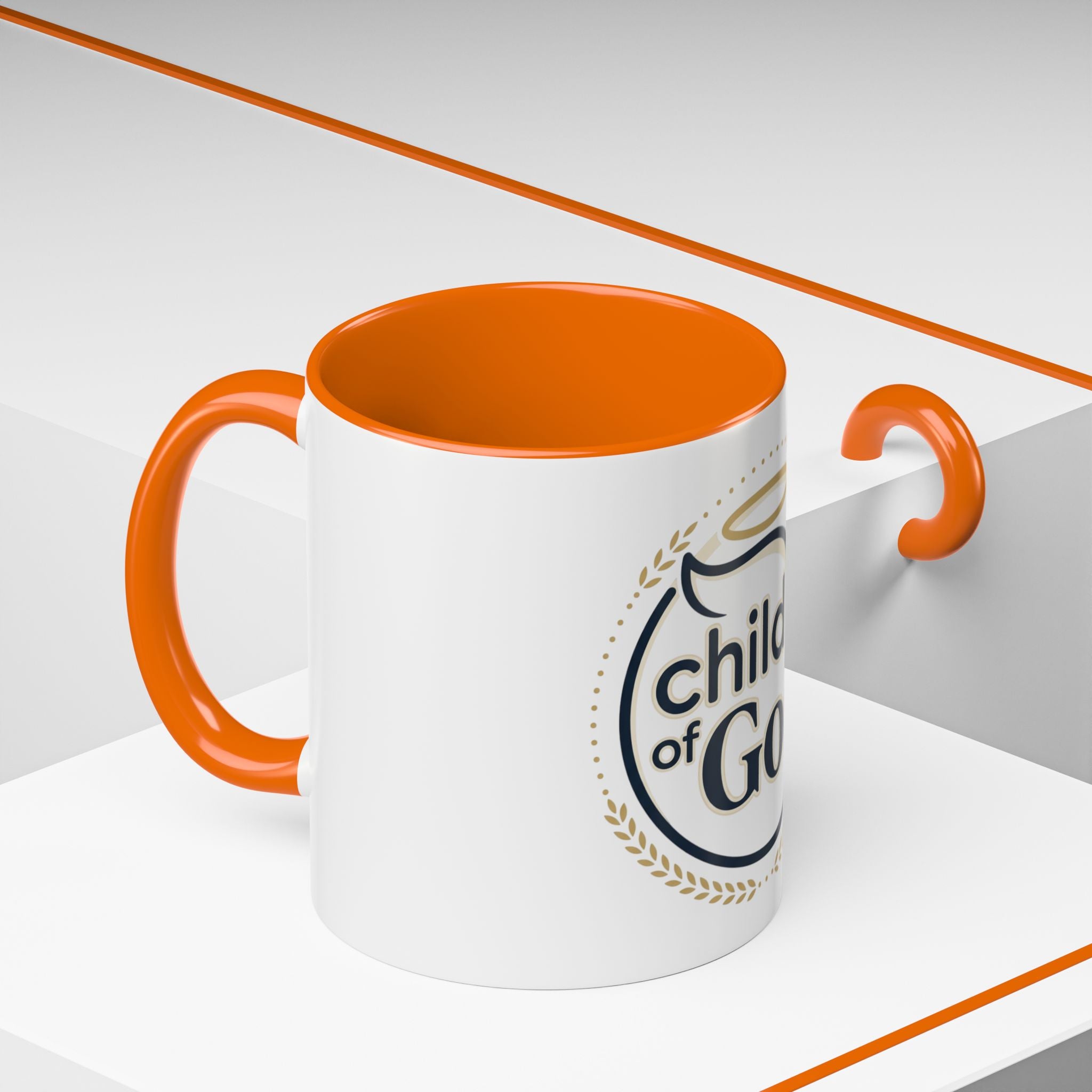 Child of God Accent Coffee Mug — 11/15 oz Christian Faith Ceramic Mug