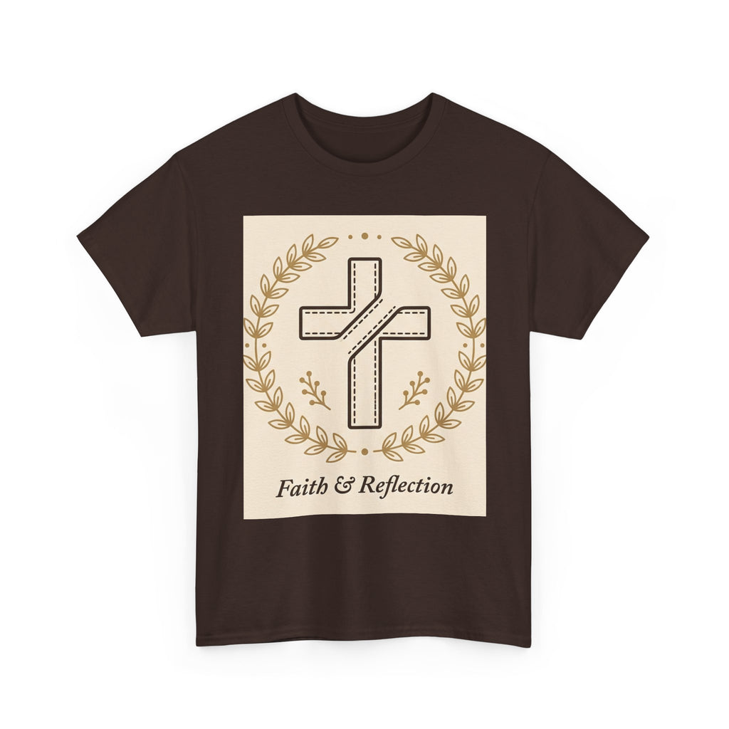 Faith & Reflection Cross T-Shirt | Christian Scripture Tee