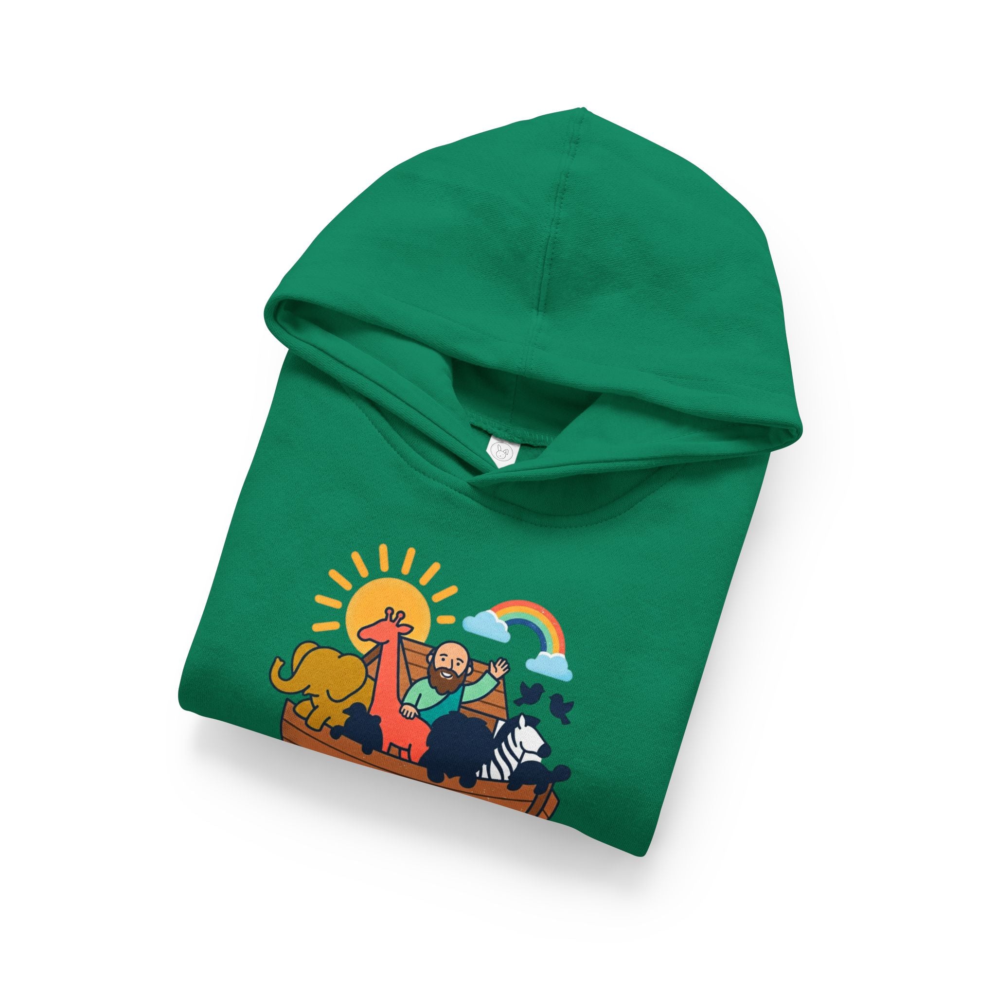 Noah's ark toddler hoodie | cute illustration pullover