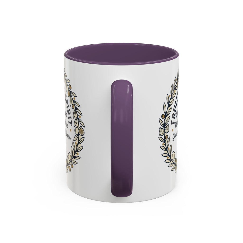 Fruits of the spirit Script Mug | Accent Coffee Mug