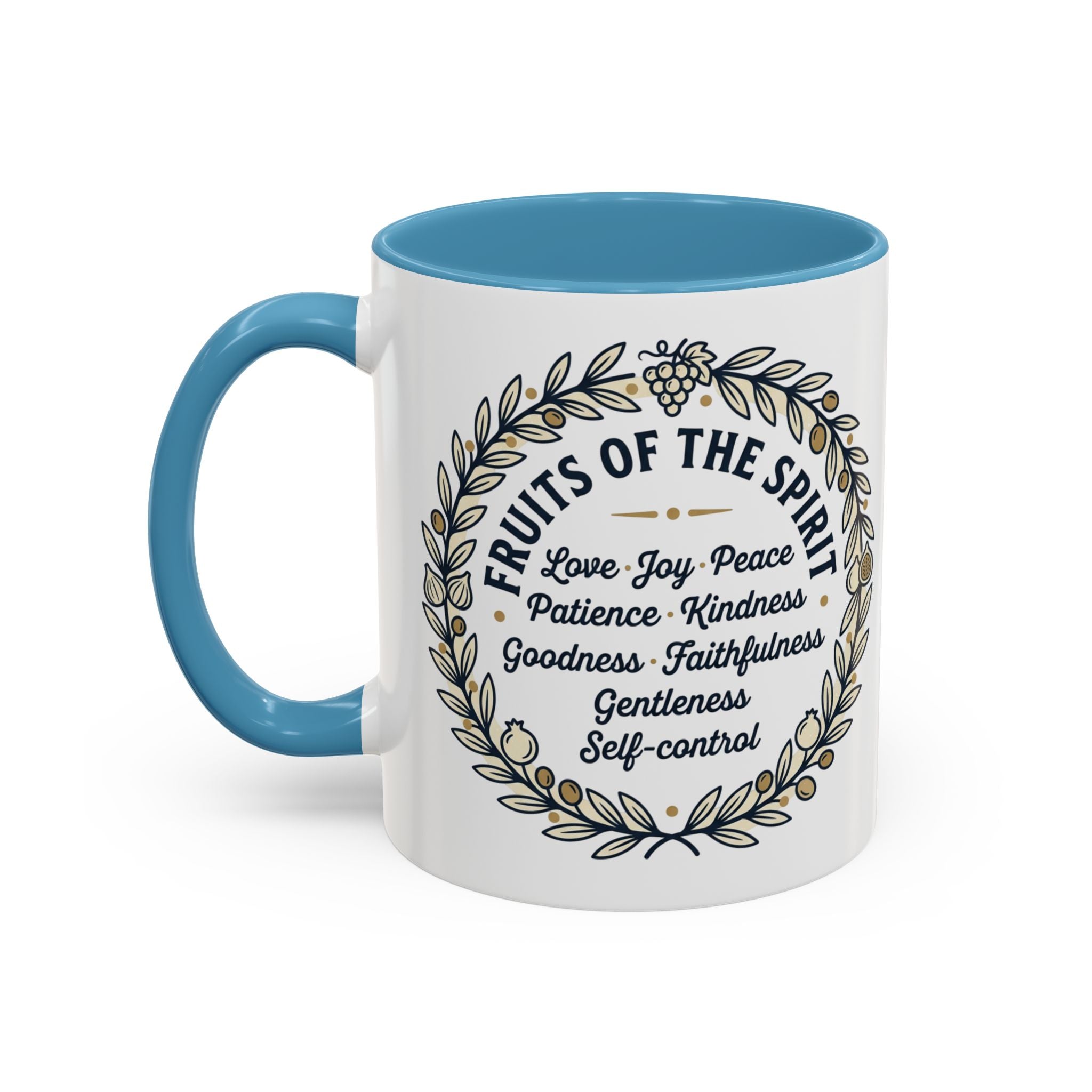 Fruits of the spirit Script Mug | Accent Coffee Mug
