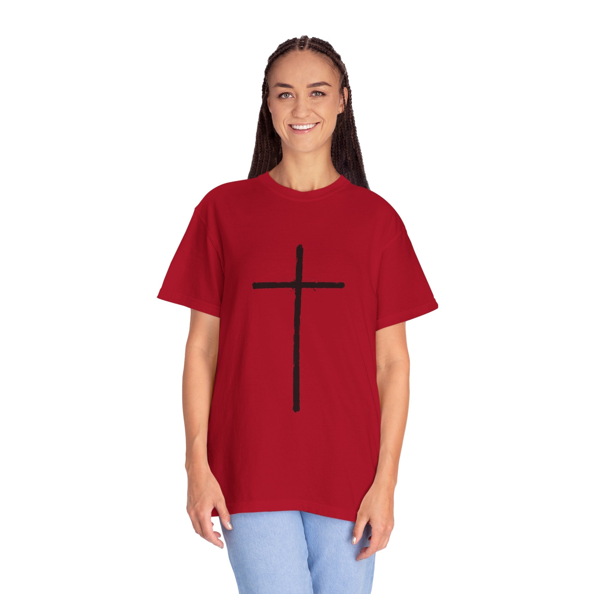 Cross T-shirt | Religious Gothic Faith Design