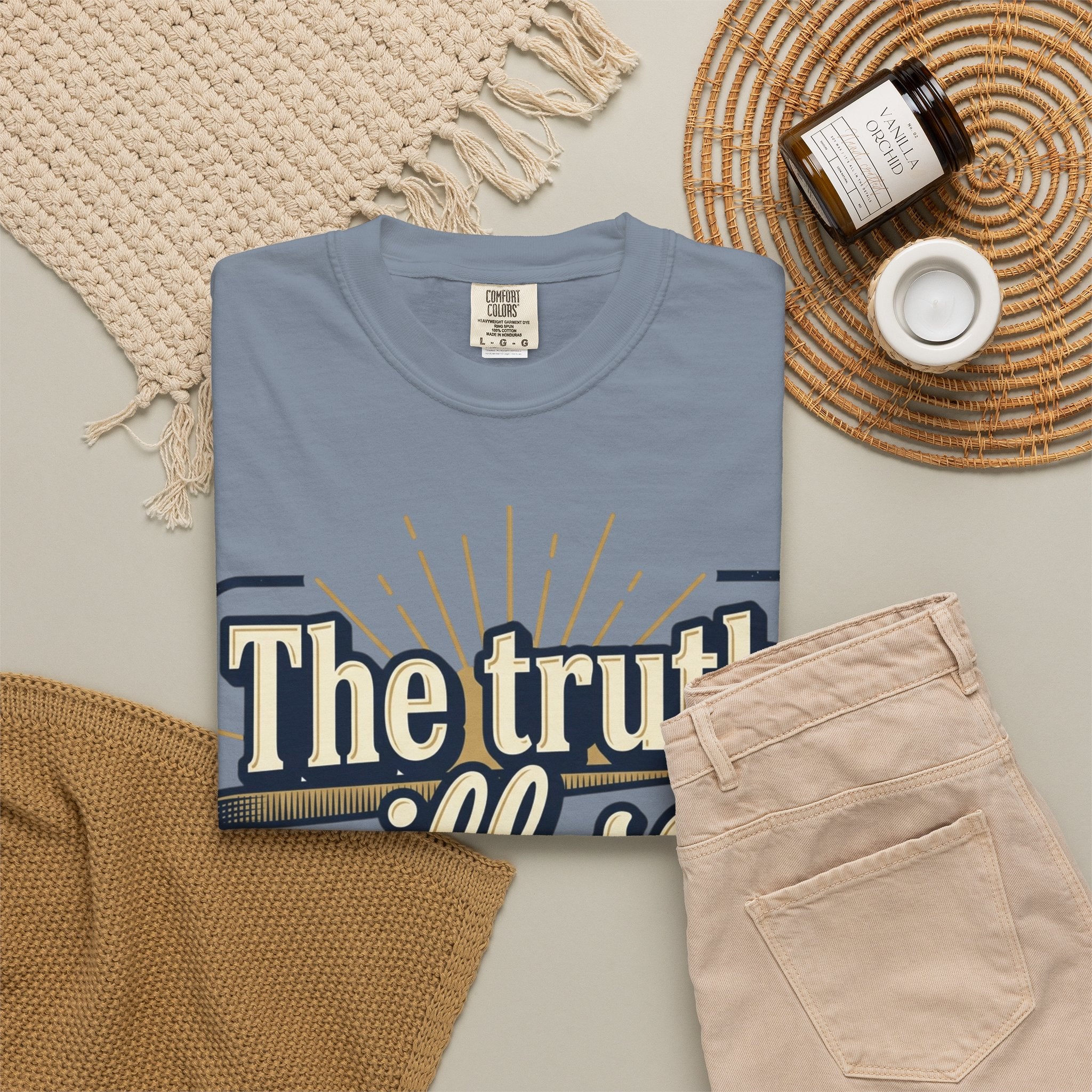 T-Shirt — "The Truth Will Set You Free" Inspirational Graphic Tee