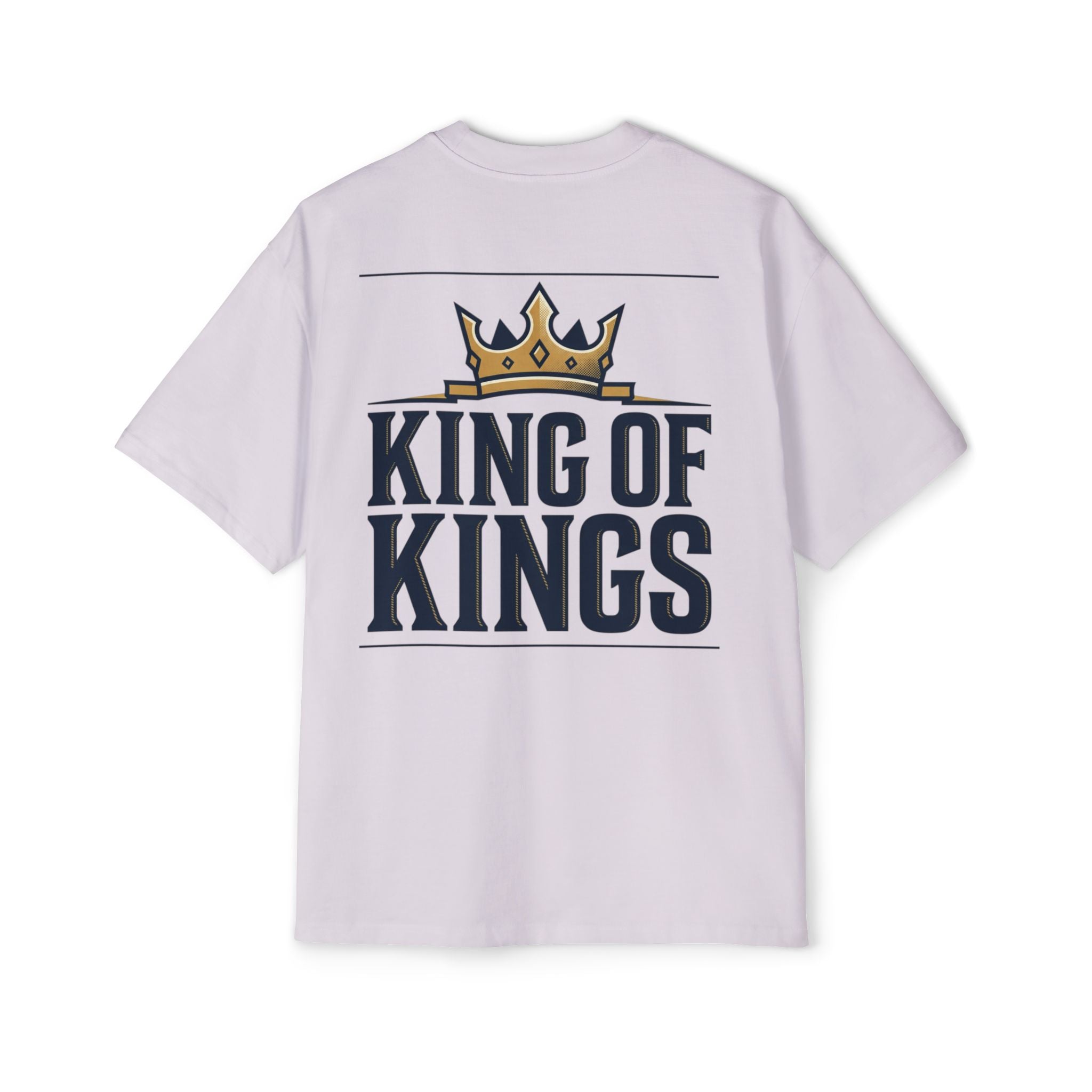 King of Kings Tee — Men's Oversized Graphic T-Shirt with Crown Design