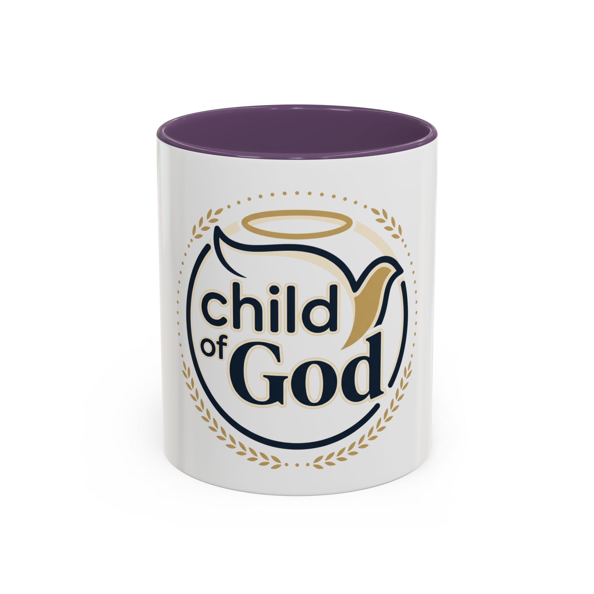 Child of God Accent Coffee Mug — 11/15 oz Christian Faith Ceramic Mug