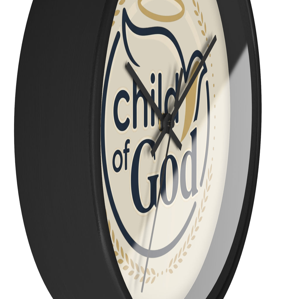 Child of God Wall Clock | Christian Decor, Dove and Halo Design