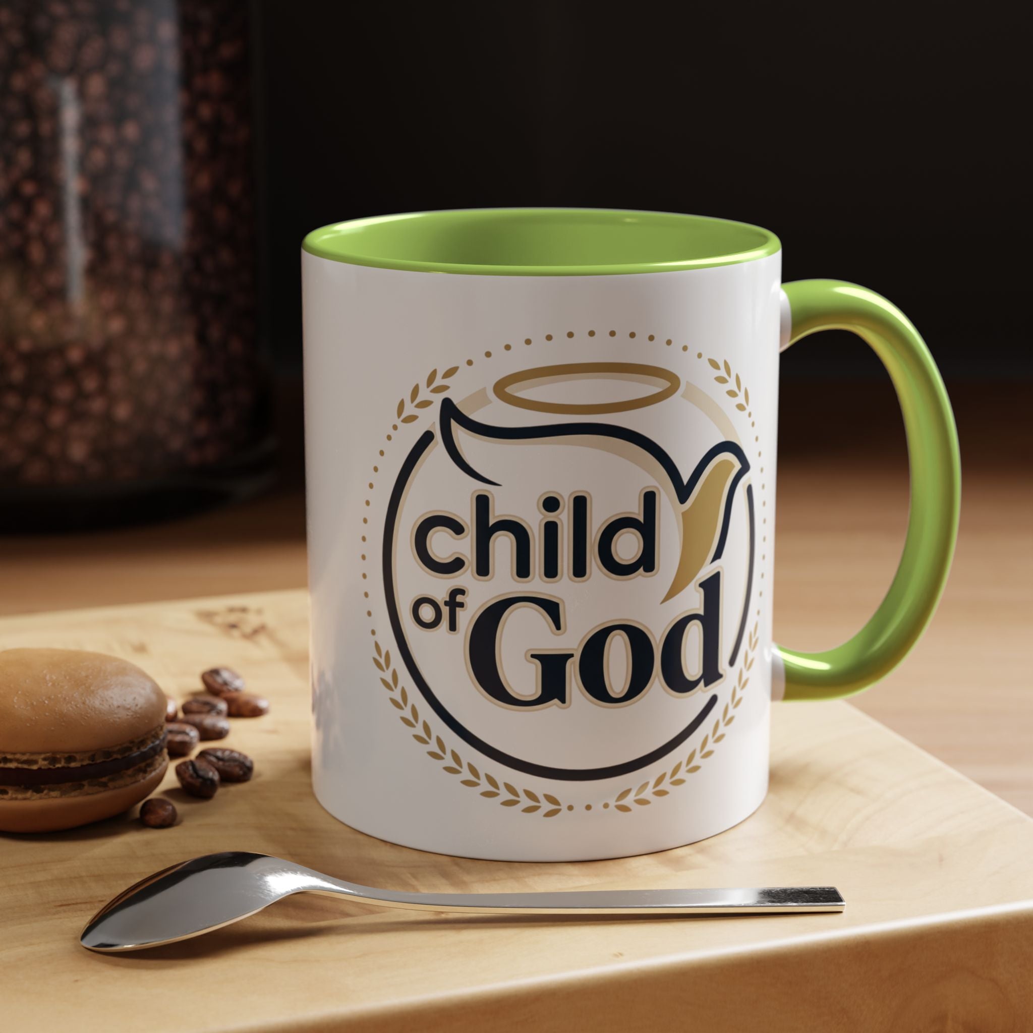 Child of God Accent Coffee Mug — 11/15 oz Christian Faith Ceramic Mug