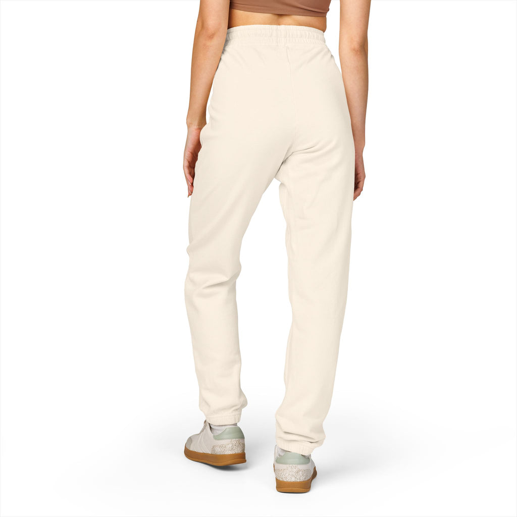 Distressed Faith over Fear Sweatpants | Garment-Dyed Fleece Joggers
