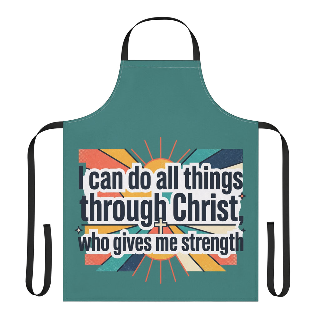 All things through Christ apron | Apron