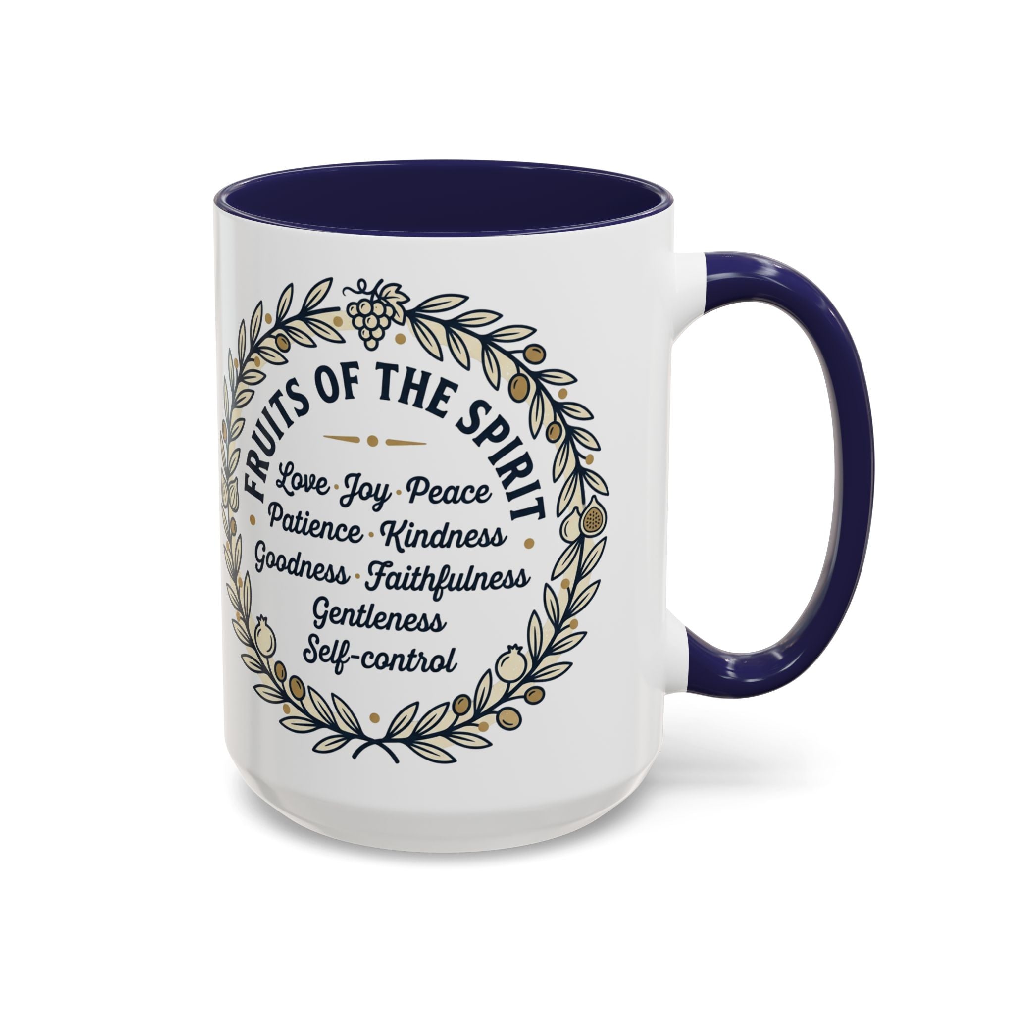Fruits of the spirit Script Mug | Accent Coffee Mug