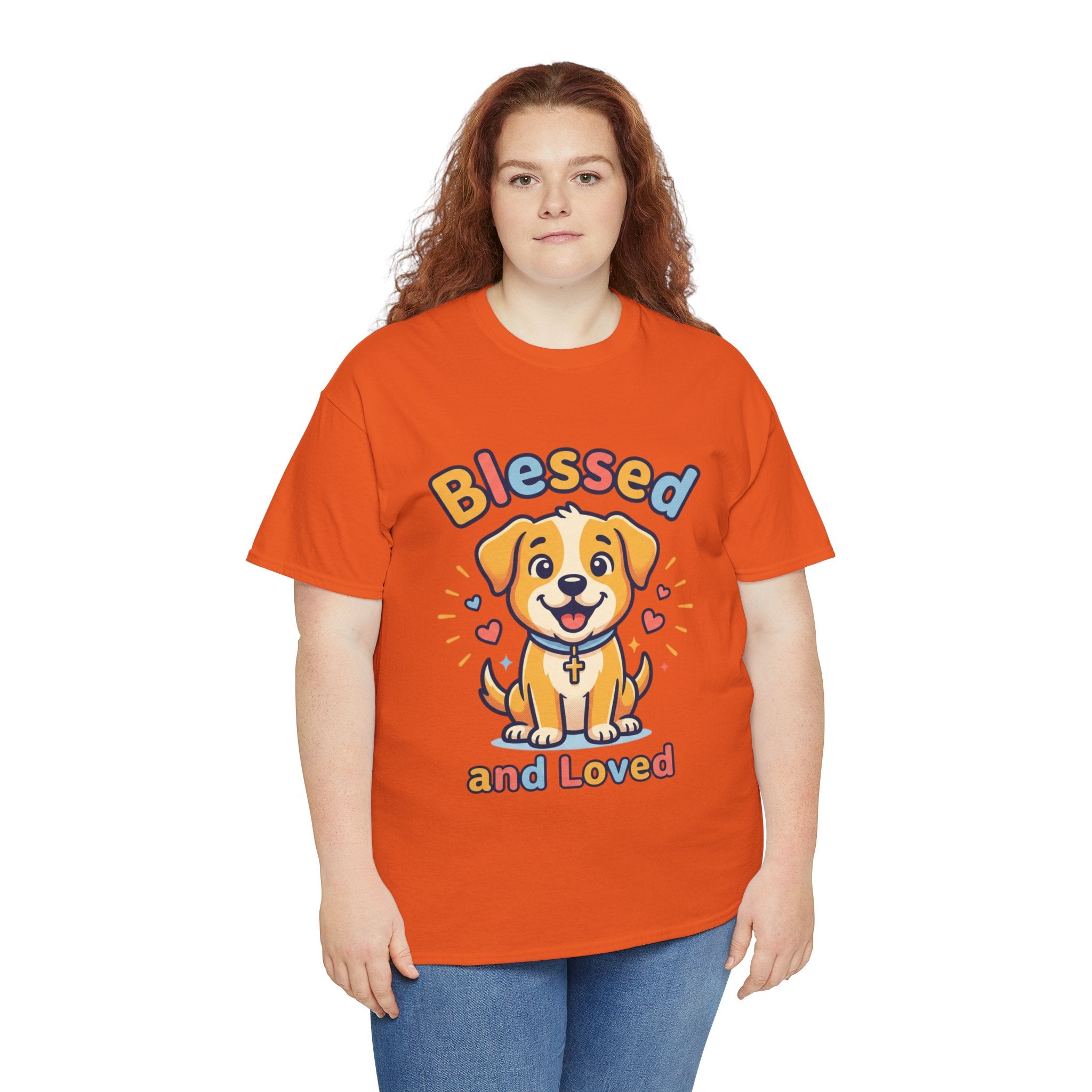 Blessed and Loved Puppy T-Shirt — Cute Dog Graphic Tee for Pet Lovers