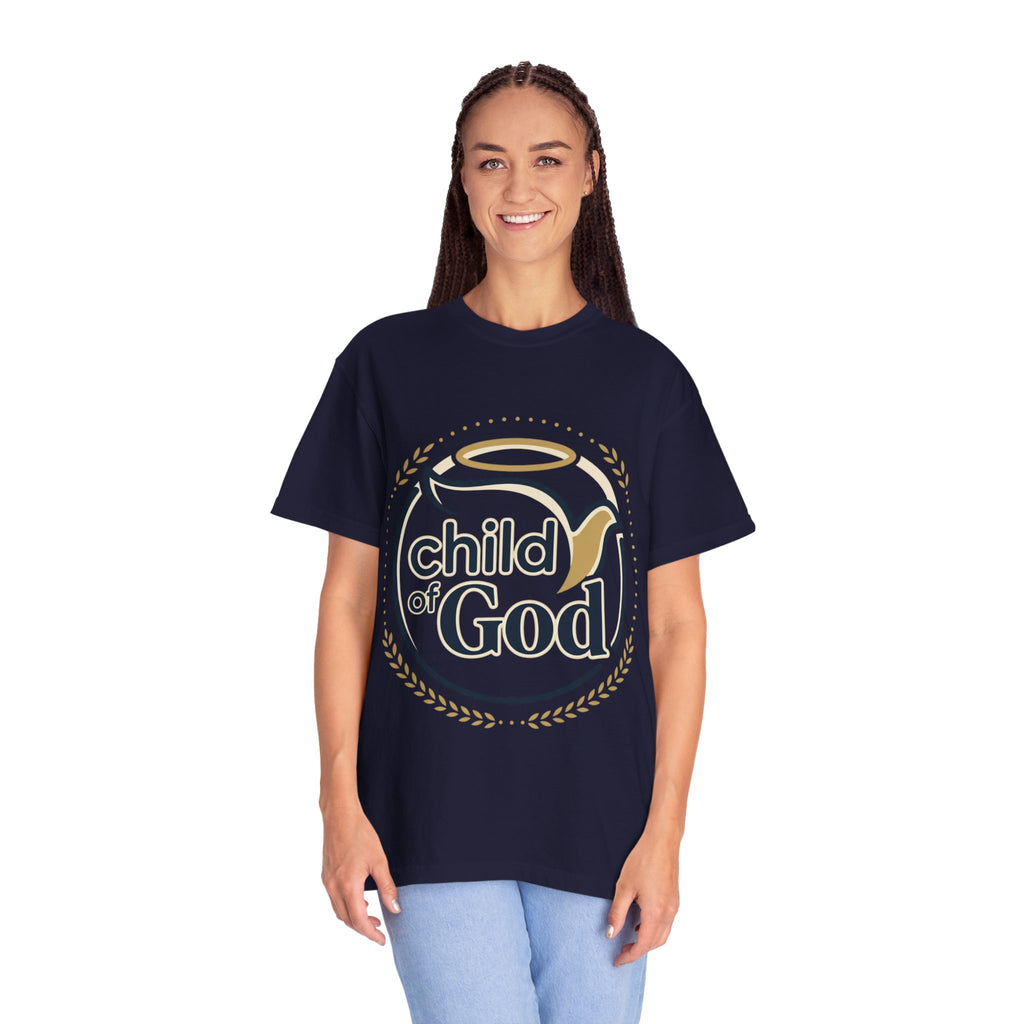 Child of God T‑Shirt — Faith Christian Tee with Dove & Halo