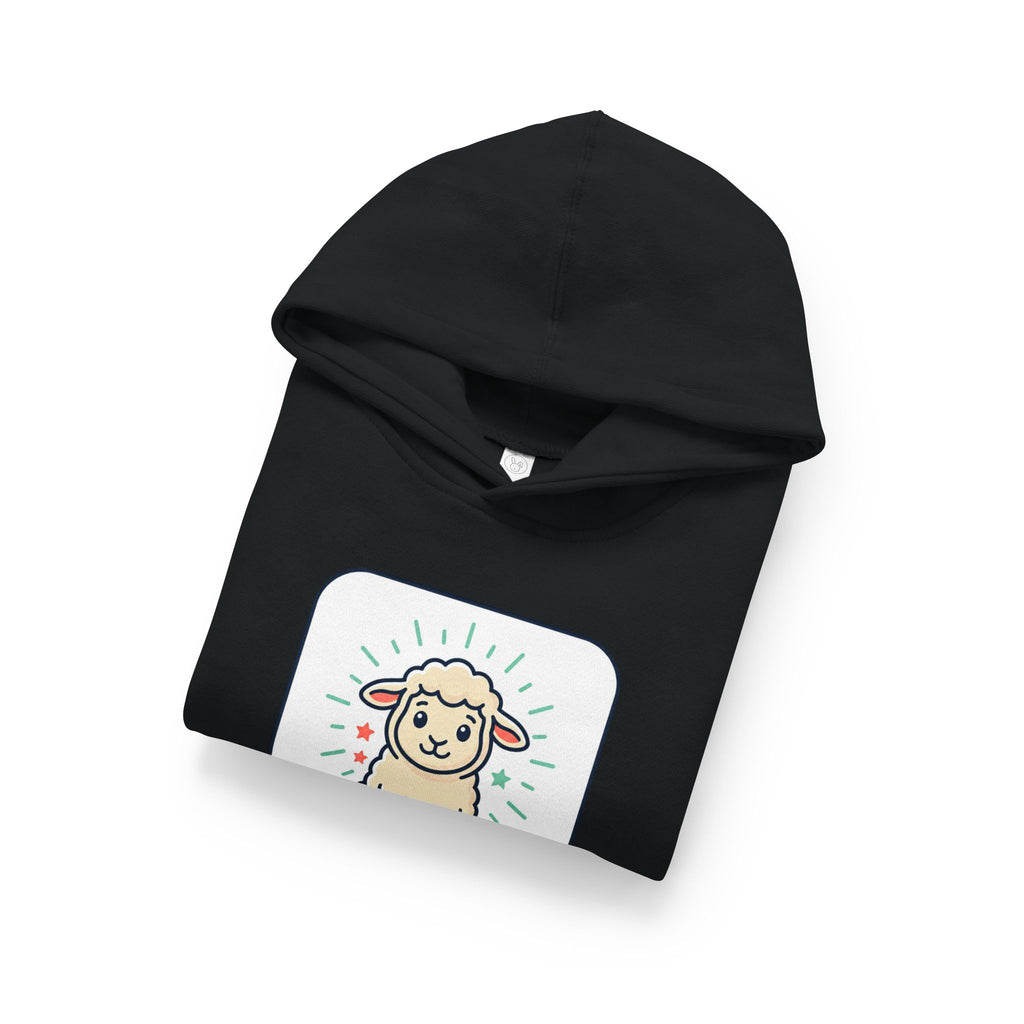 Loved & Blessed Lamb toddler hoodie | Cute lamb illustration pullover