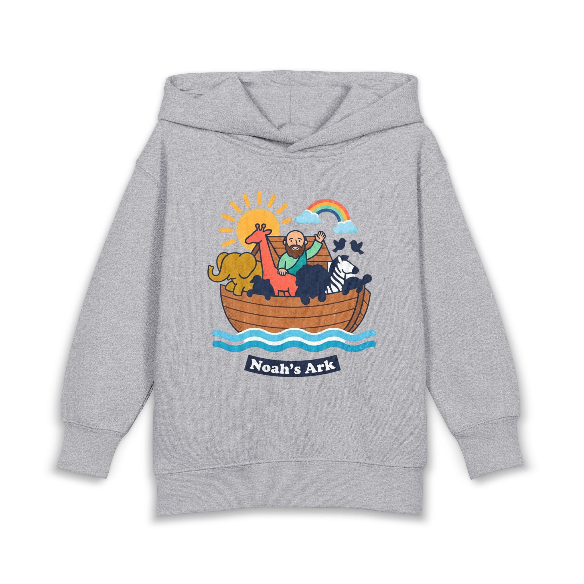 Noah's ark toddler hoodie | cute illustration pullover