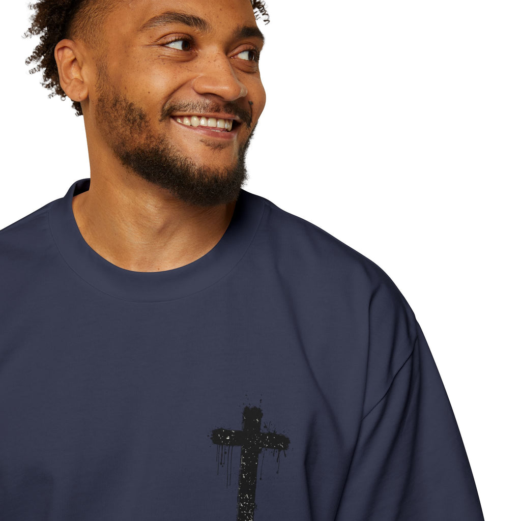 Dripping Paint Cross T-Shirt | Grunge Christian Tee