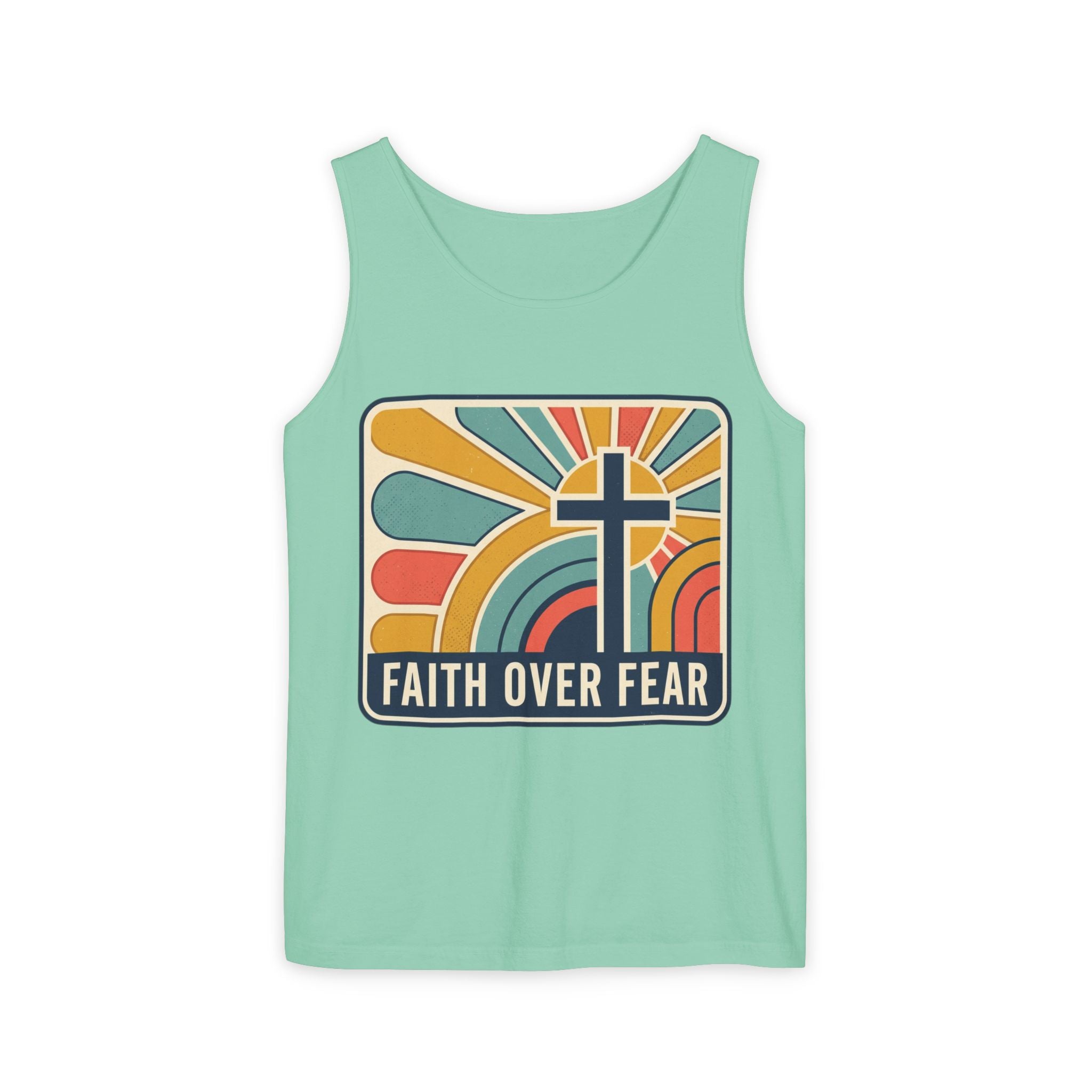 Faith over Fear tank top | Christian faith apparel