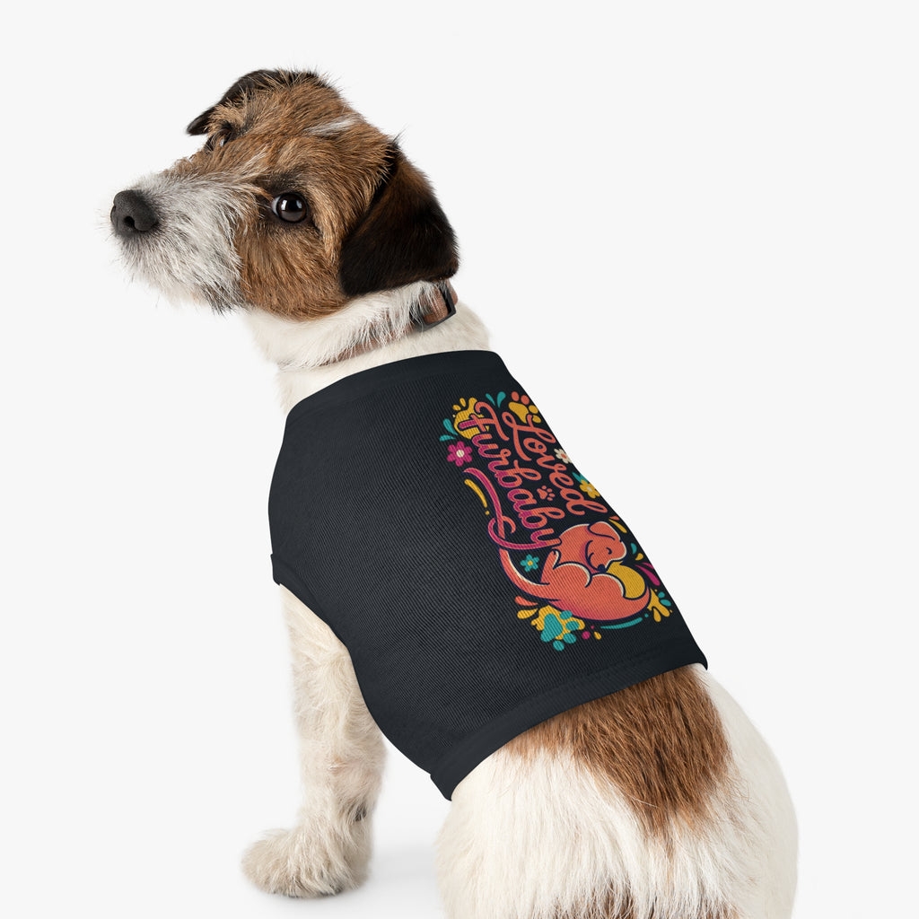 Pet Tank Top - "Loved Furbaby" Cute Dog Graphic Christian Pet Shirt