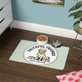 Pet Food Mat — "Faithful Friends" Dog Feeding Mat (12x18)