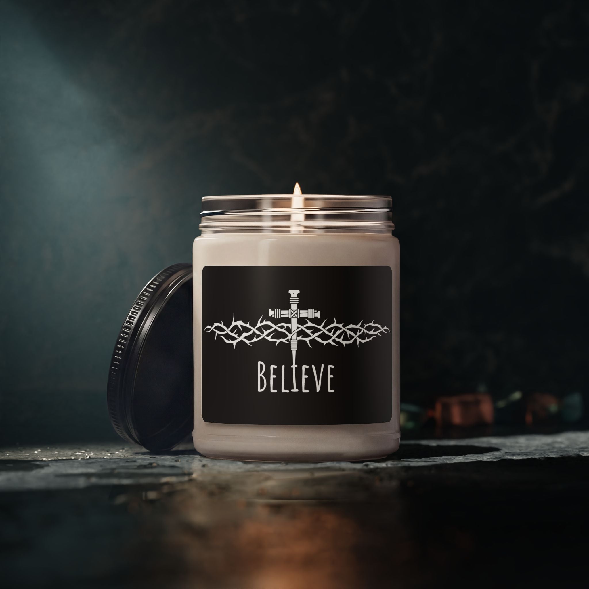 Believe Candle | Christian encouragement